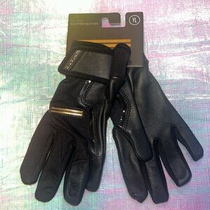 Pro Black Batting Gloves